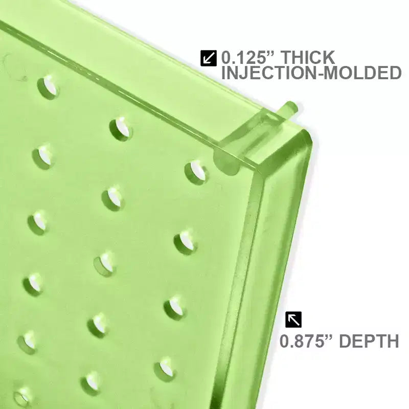 Azar Displays 24-Piece Pegboard Wall Organizer Kit