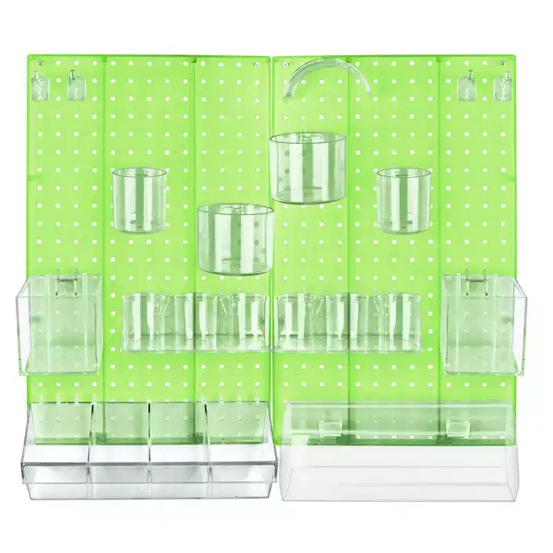 Kit d'organisation murale Azar Displays 24 pièces avec panneaux perforés