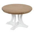 Kate and Laurel Linsley Round Wood Coffee Table, 28 Diameter, Rustic Brown