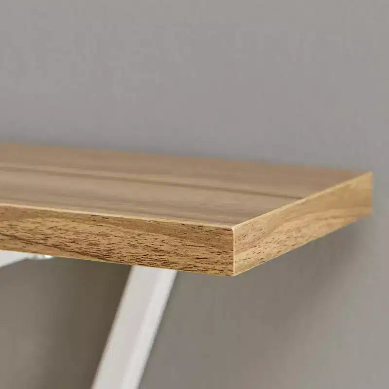 15.7 x 13.5 Set of 2 Reversible Triangle Accent Wall Shelves - Danya B.
