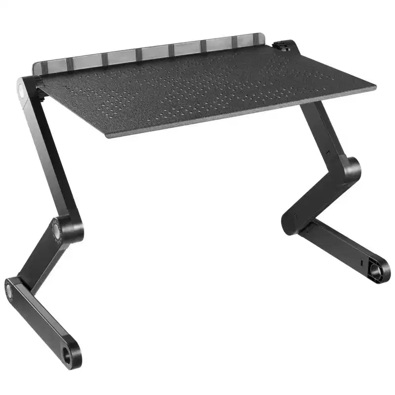 Mount-It! Adjustable Laptop Stand | Portable Standing Desk | Large Size Aluminum Bed Lap Tray Lightweight and Multi-Functional For Work, School & Home