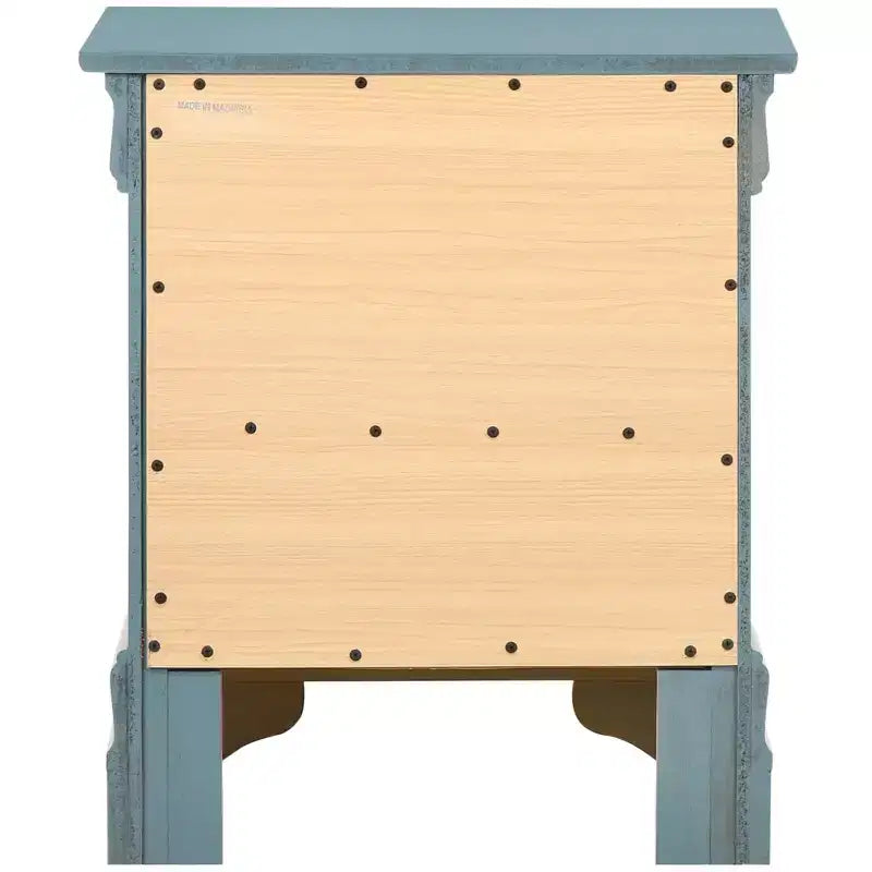 Passion Furniture Louis Philippe 2-Drawer Nightstand (24 in. H X 21 in. W X 16 in. D)