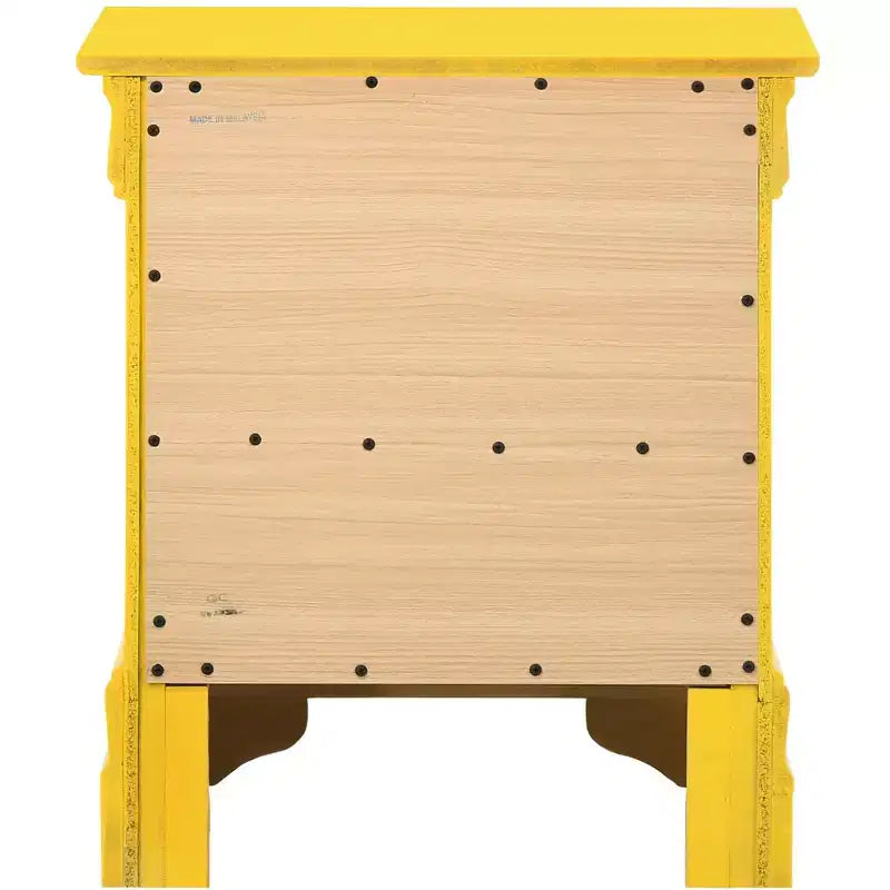 Passion Furniture Louis Philippe 2-Drawer Nightstand (24 in. H X 21 in. W X 16 in. D)