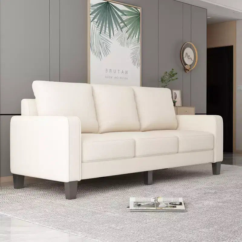 75 Modern Living Room Furniture Fabric Sofa - ModernLuxe