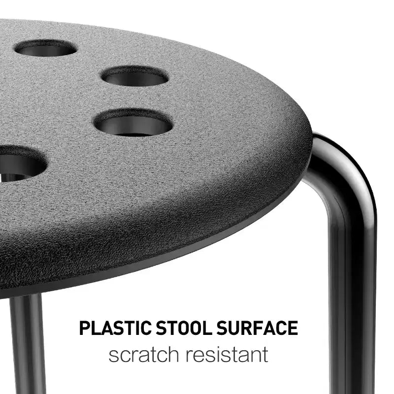 Yaheetech Portable 5 x Plastic Stack Stools Backless Classroom Seating