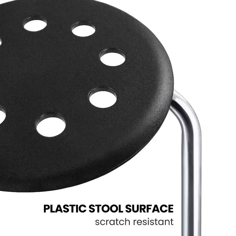 Yaheetech Portable 5 x Plastic Stack Stools Backless Classroom Seating