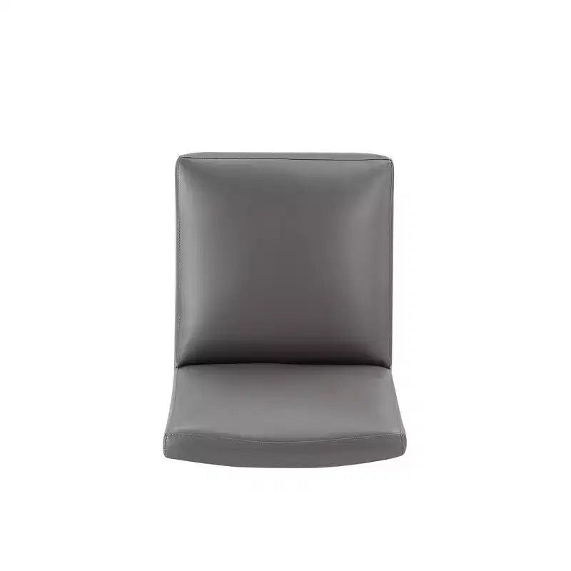 Set of 2 Anna Modern Square Faux Leather Dining Chairs - Manhattan Comfort
