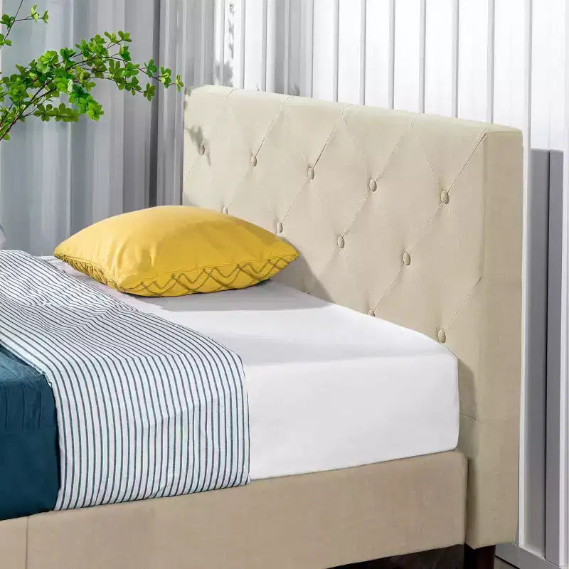 Shalini Upholstered Platform Bed Frame - Zinus