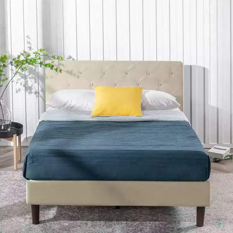 Shalini Upholstered Platform Bed Frame - Zinus