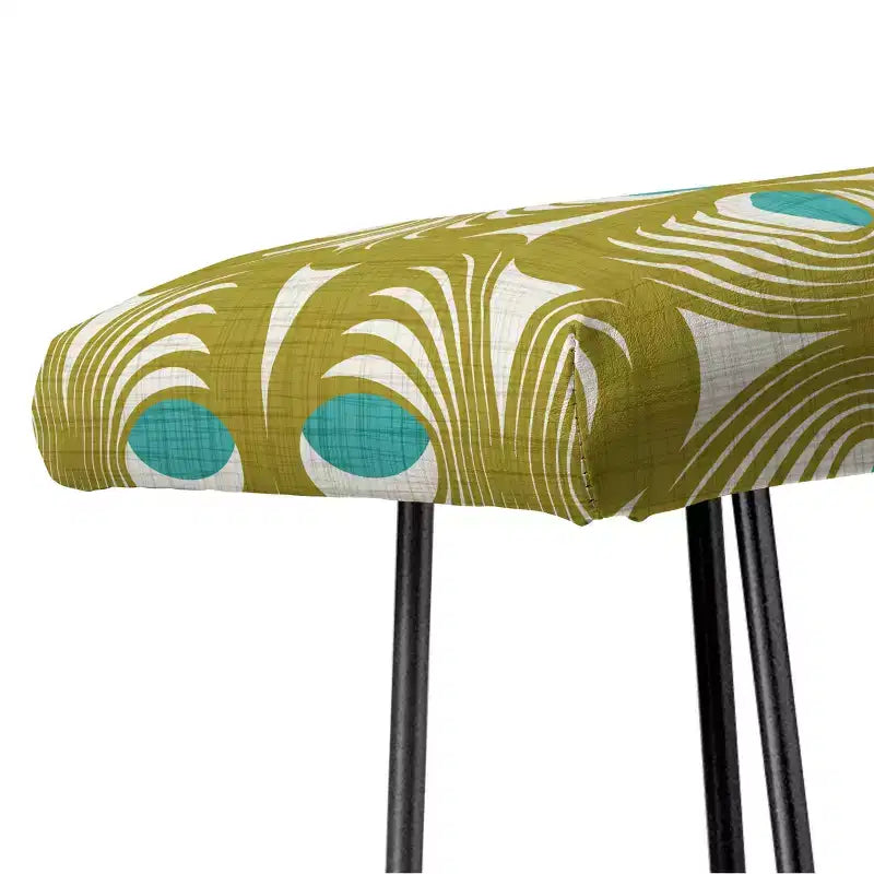 Heather Dutton Oculus Olive Green Bench - Deny Designs