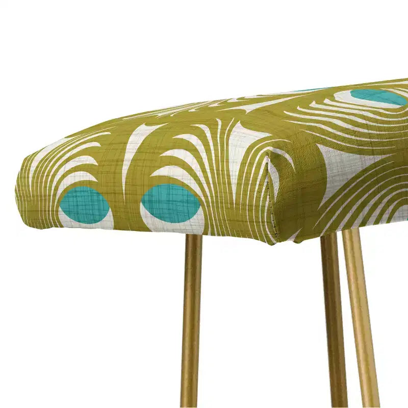 Heather Dutton Oculus Olive Green Bench - Deny Designs