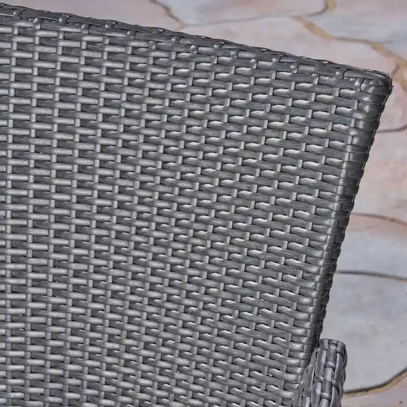 Ensemble de salle à manger Biella de 5 pièces en bois et osier par Christopher Knight Home
