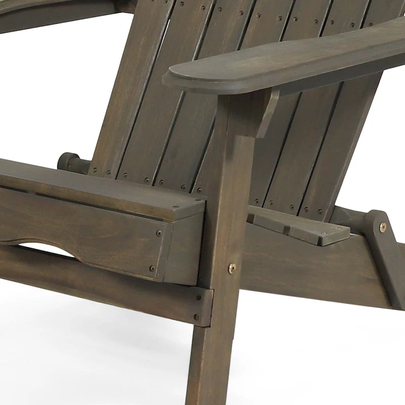 Ensemble 5 pièces de chaises Adirondack avec brasero Marrion par Christopher Knight Home