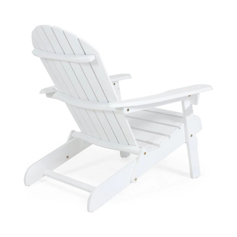 Ensemble 5 pièces de chaises Adirondack avec brasero Marrion par Christopher Knight Home