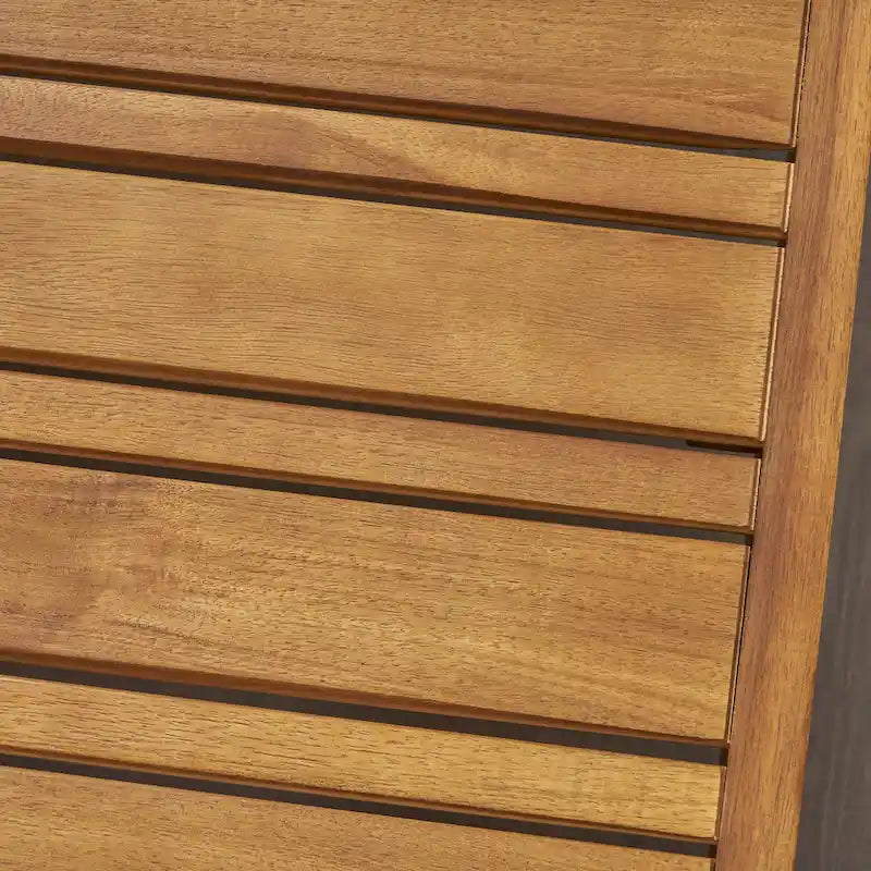 Canapé d'angle d'extérieur 7 places en bois d'acacia Oana par Christopher Knight Home