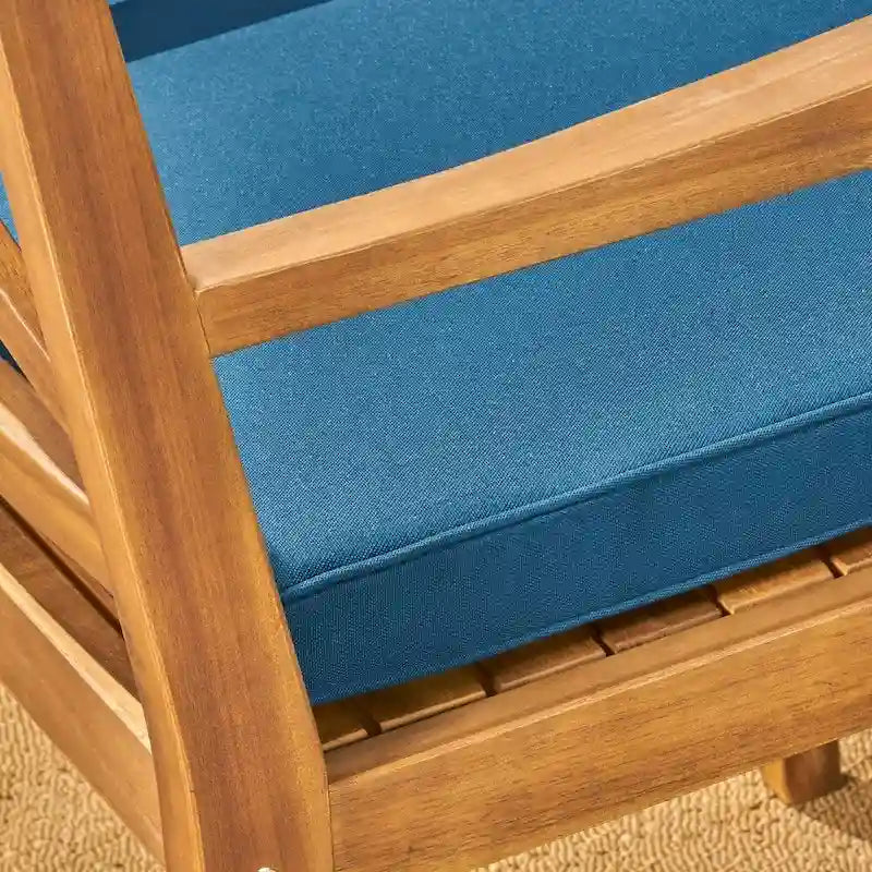 Ensemble de salle à manger d'extérieur 7 pièces en bois d'acacia Pines par Christopher Knight Home