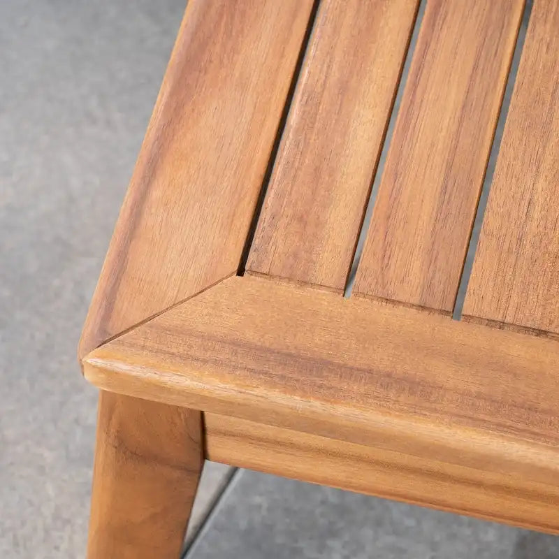 Canapé d'angle d'extérieur 9 places en bois d'acacia Grenada par Christopher Knight Home
