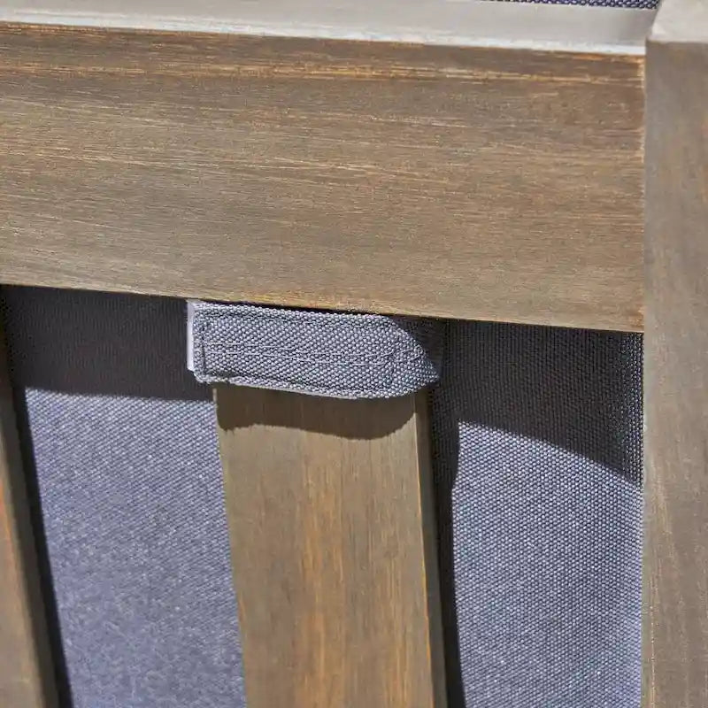 Canapé d'angle d'extérieur 9 places en bois d'acacia Grenada par Christopher Knight Home
