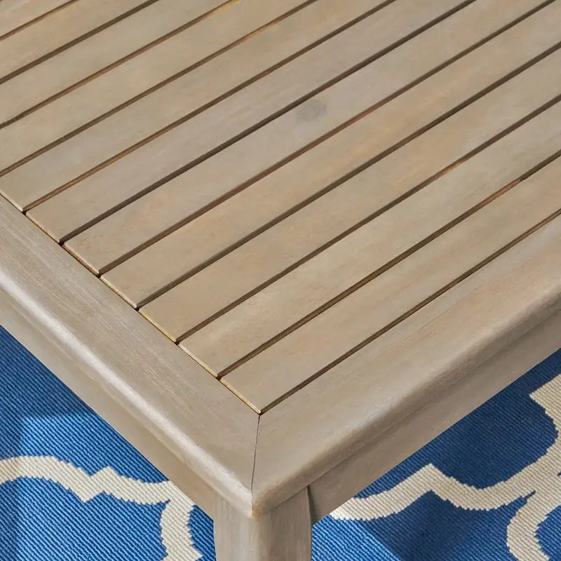 Canapé d'angle d'extérieur 9 places en bois d'acacia Grenada par Christopher Knight Home