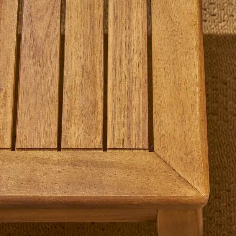 Canapé d'angle d'extérieur 9 places en bois d'acacia Grenada par Christopher Knight Home
