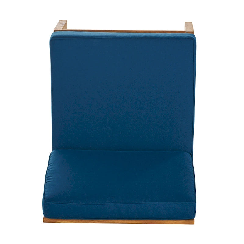 Ensemble de conversation extérieur 7 pièces en bois d'acacia Perla par Christopher Knight Home