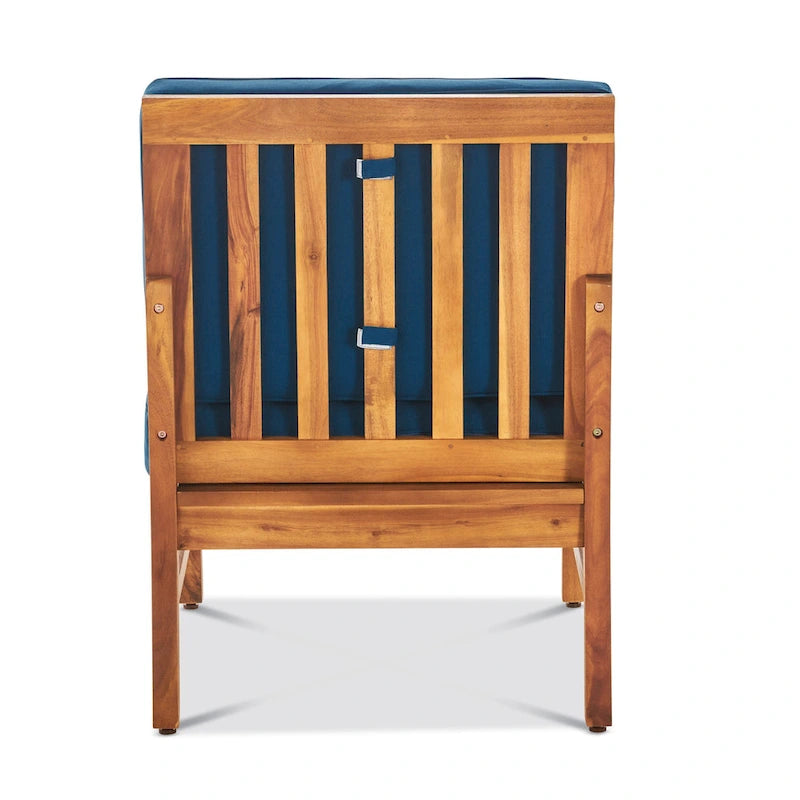 Ensemble de conversation extérieur 7 pièces en bois d'acacia Perla par Christopher Knight Home