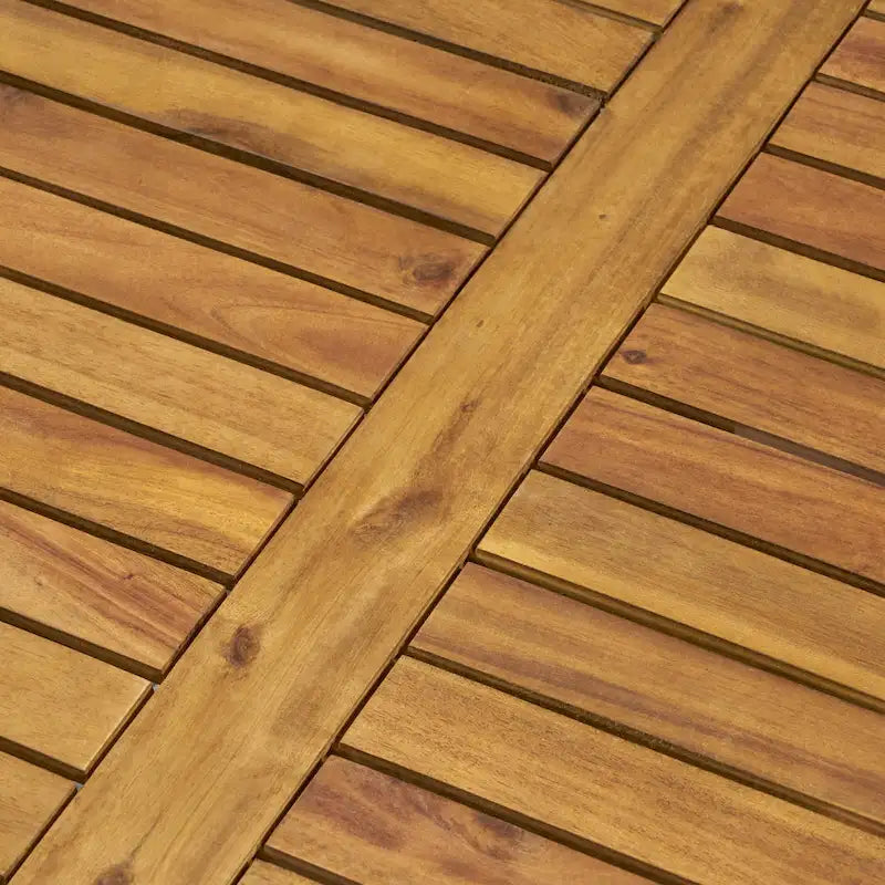 Ensemble de conversation extérieur 7 pièces en bois d'acacia Perla par Christopher Knight Home