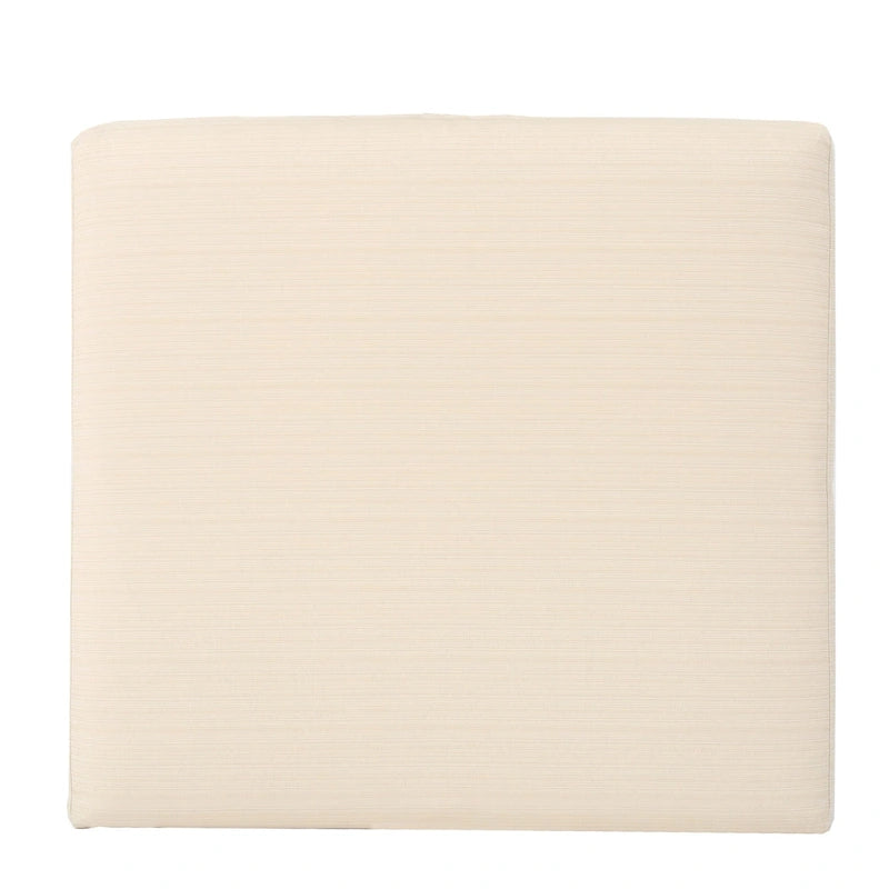 Repose-pieds d'extérieur en osier Santa Rosa avec coussin de Christopher Knight Home