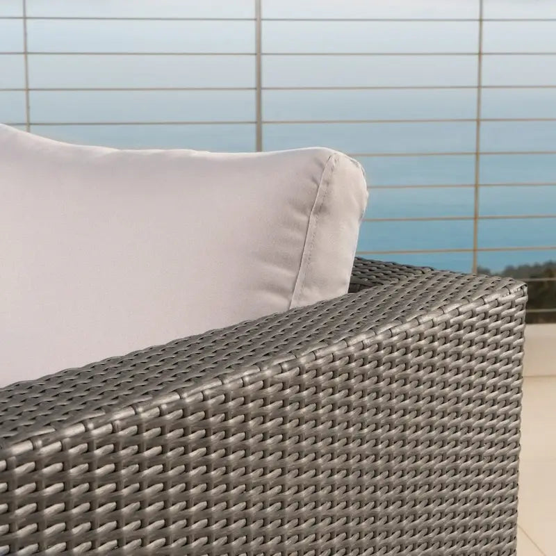 Christopher Knight Home Santa Rosa, ensemble de 7 meubles de jardin modulables en osier