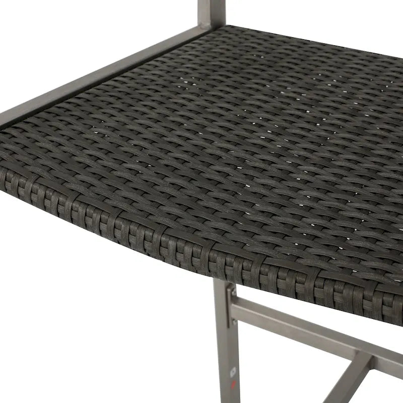 Ensemble de bar carré d'extérieur 5 pièces en aluminium Cape Coral par Christopher Knight Home