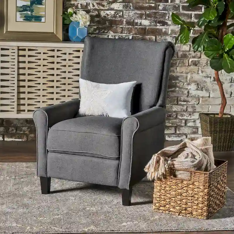 Fauteuil inclinable en tissu traditionnel