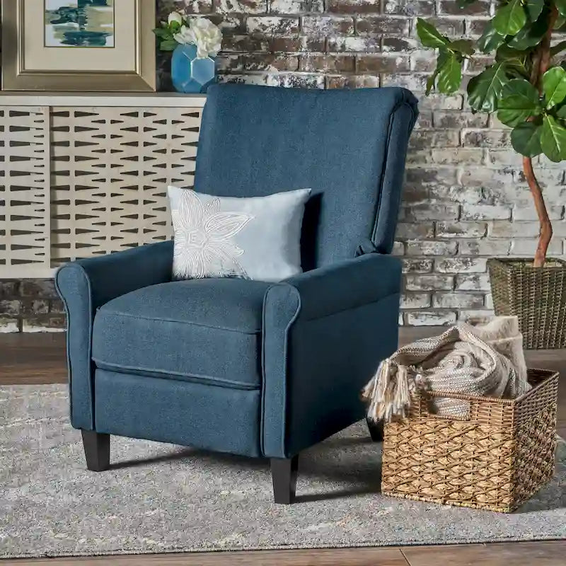Fauteuil inclinable en tissu traditionnel