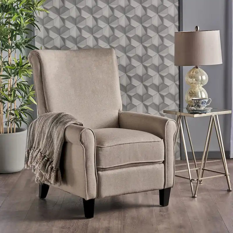 Fauteuil inclinable en tissu traditionnel