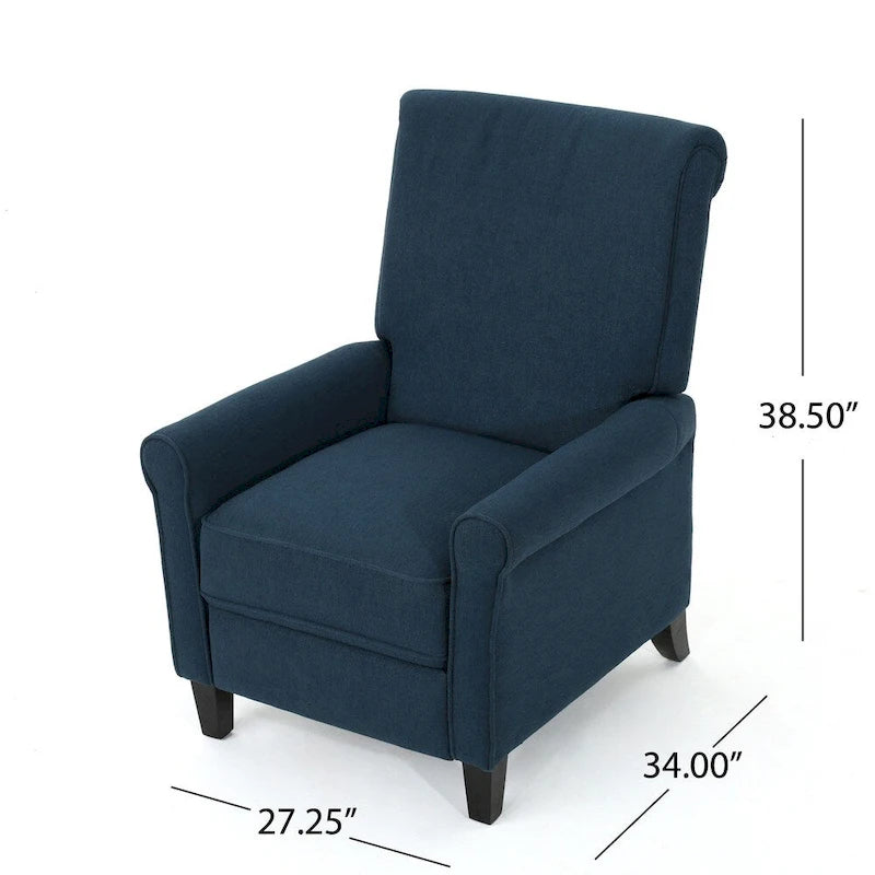 Fauteuil inclinable en tissu traditionnel