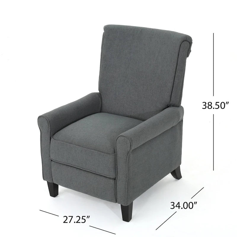 Fauteuil inclinable en tissu traditionnel