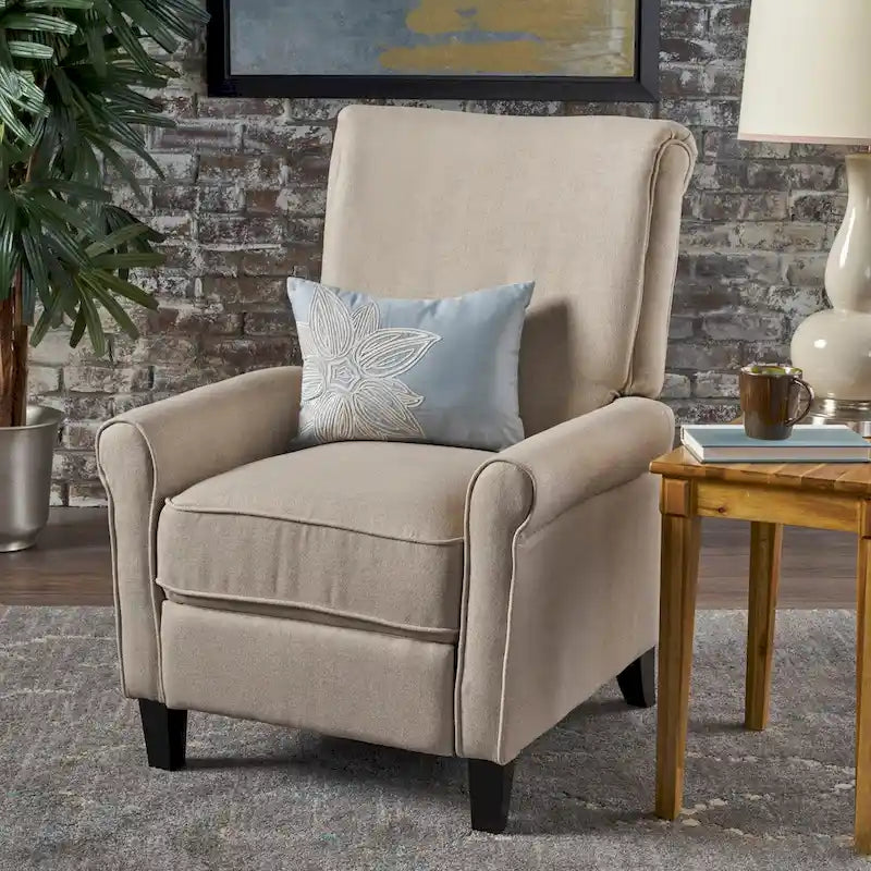 Fauteuil inclinable en tissu traditionnel