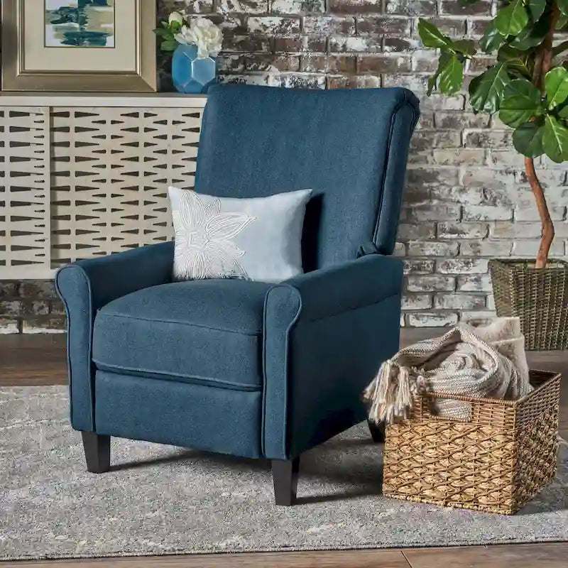 Fauteuil inclinable en tissu traditionnel