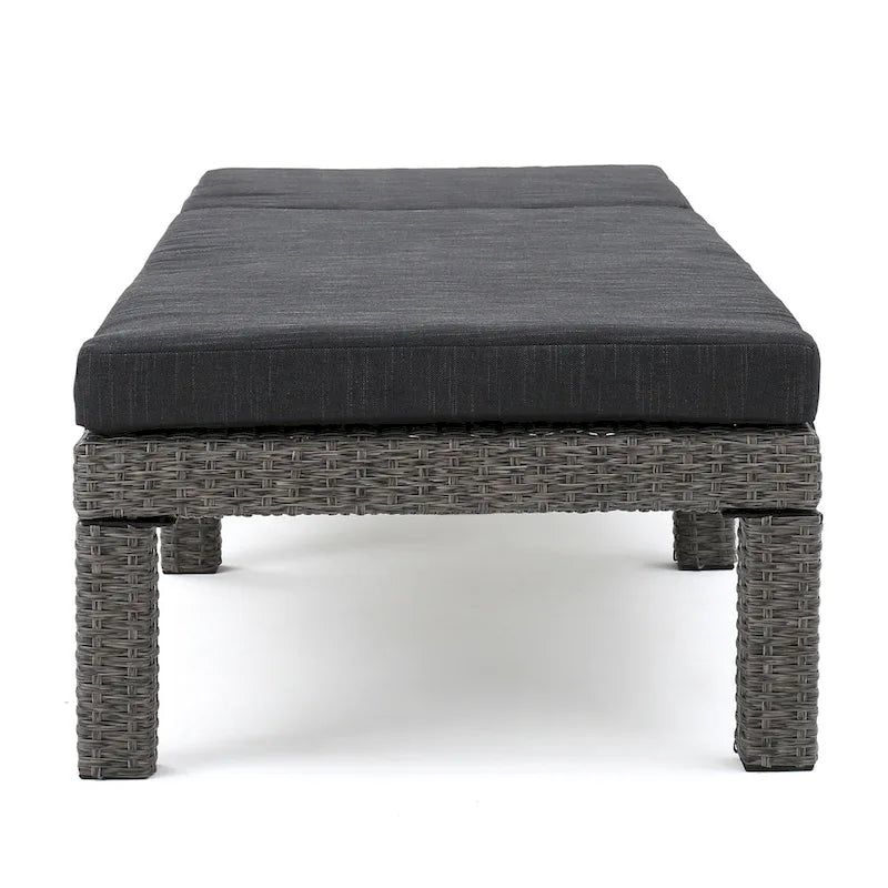 Salon de jardin 10 pièces en osier Puerta avec coussins par Christopher Knight Home