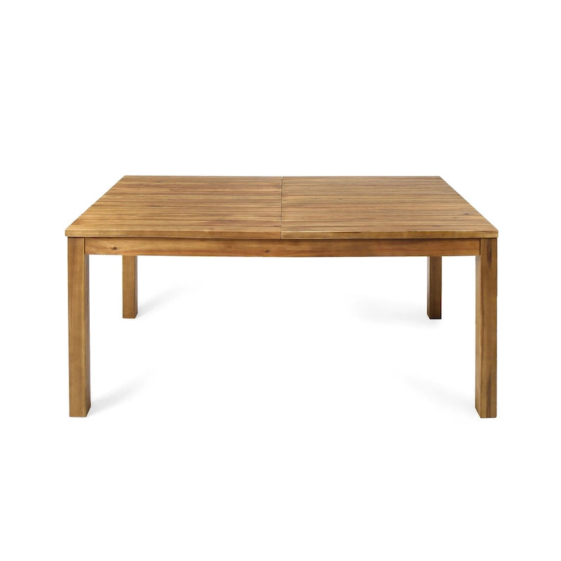 Ensemble de salle à manger d'extérieur 8 places en bois d'acacia Edgewood avec table extensible par Christopher Knight Home