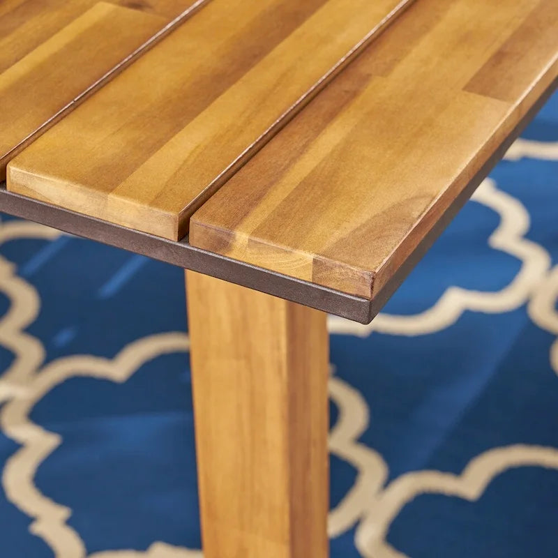 Ensemble de salle à manger 7 pièces en bois d'acacia Graham Outdoor par Christopher Knight Home