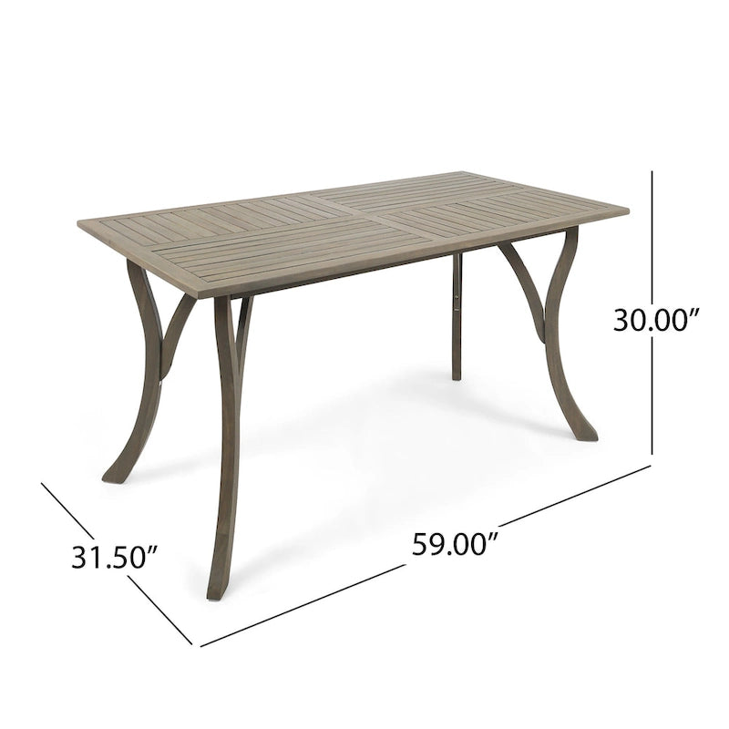 Ensemble de salle à manger 7 pièces en bois d'acacia Hermosa de Christopher Knight Home