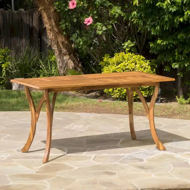 Ensemble de salle à manger 7 pièces en bois d'acacia Hermosa de Christopher Knight Home