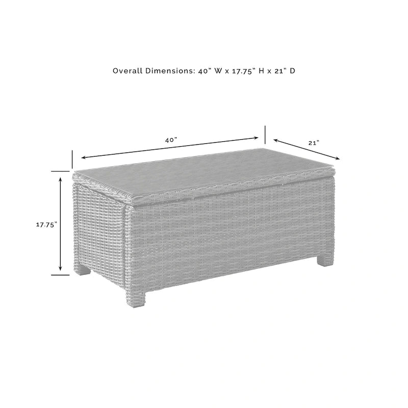 Crosley Bradenton Ensemble de conversation 4 pièces avec fauteuils pivotants à bascule