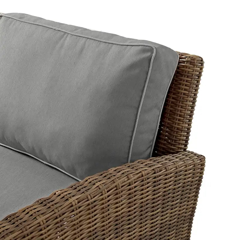 Crosley Bradenton Ensemble de conversation 4 pièces avec fauteuils pivotants à bascule
