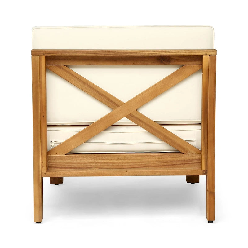 Ensemble de canapé d'angle Brava en bois d'acacia par Christopher Knight Home
