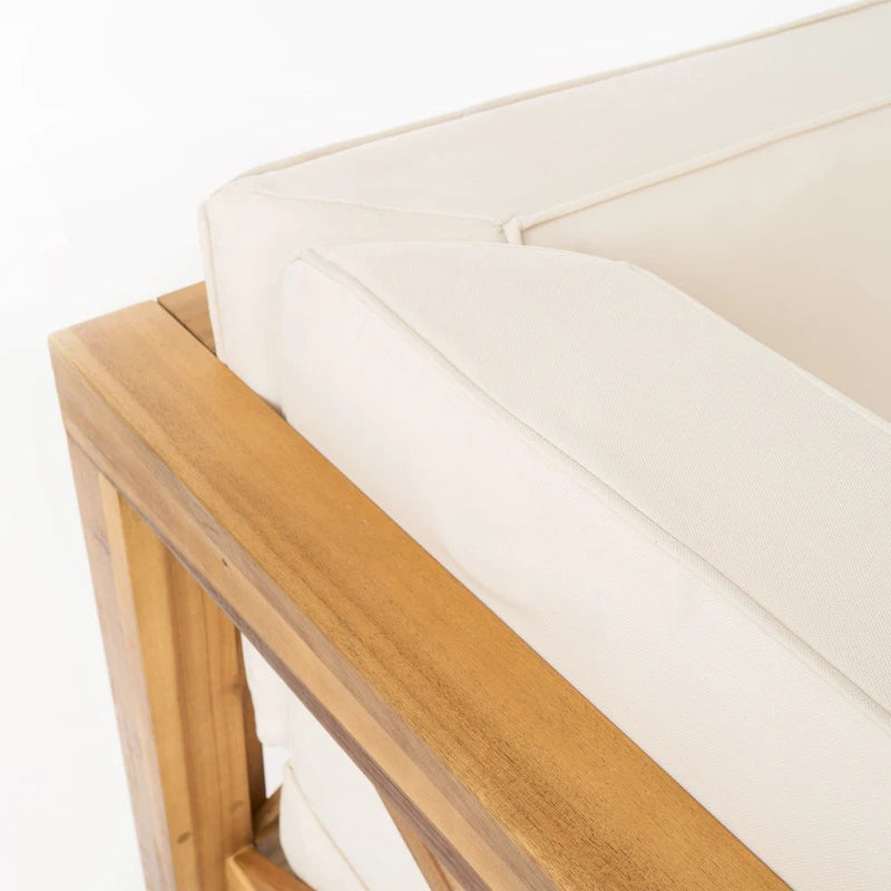 Ensemble de canapé d'angle Brava en bois d'acacia par Christopher Knight Home