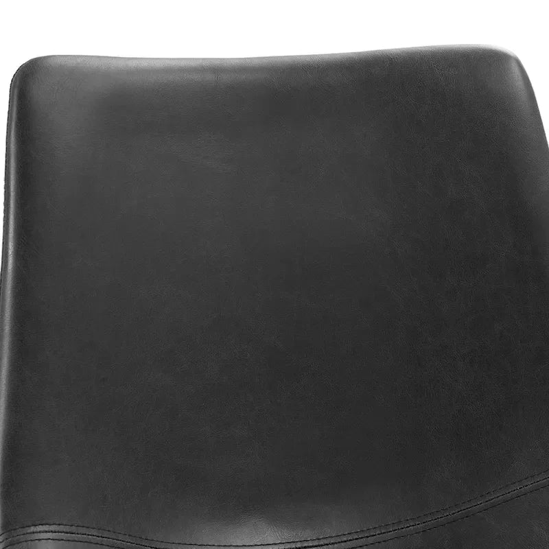 Tabouret de comptoir en similicuir de 66 cm (ensemble de 2)