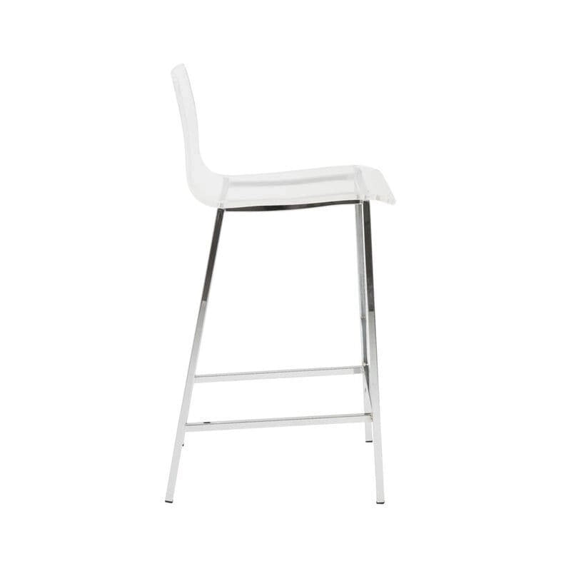 Tabouret Fantôme en Acrylique Design Lucite (Lot de Deux)