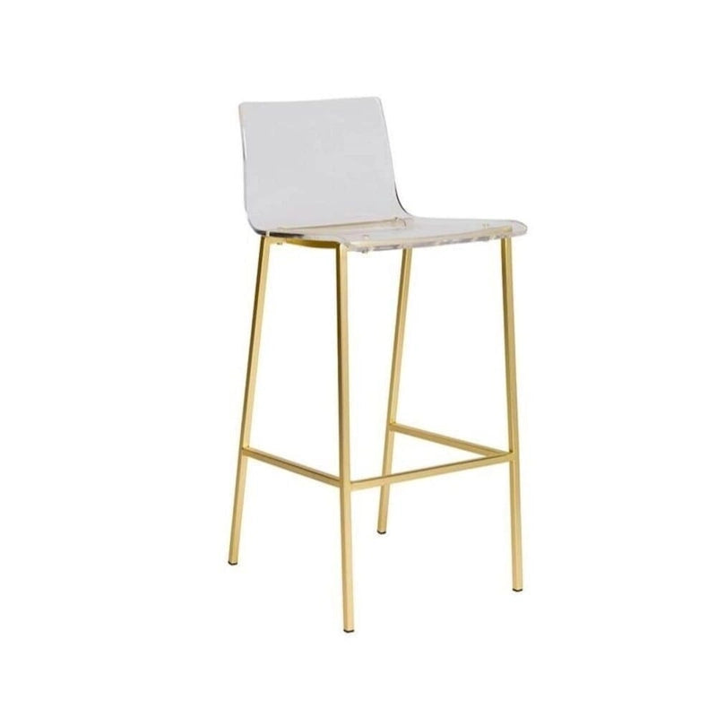 Tabouret Fantôme en Acrylique Design Lucite (Lot de Deux)