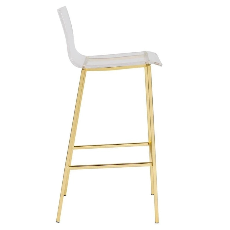 Tabouret Fantôme en Acrylique Design Lucite (Lot de Deux)